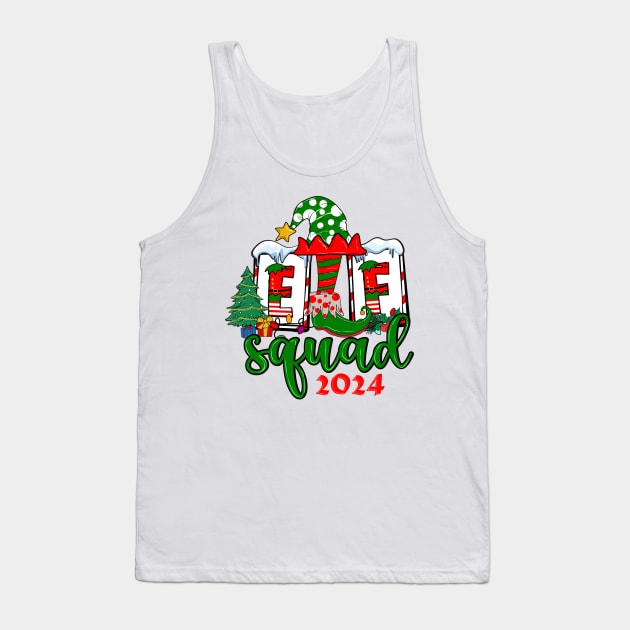 Elf Squad 2024 Xmas Crew Tank Top by Ben Foumen